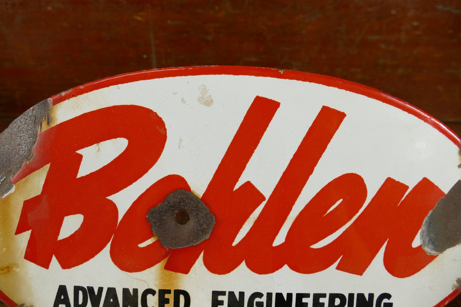 VTG 1930s Behlen Manufacturing Grain Bin Porcelain Sign Agriculture Columbus, NE