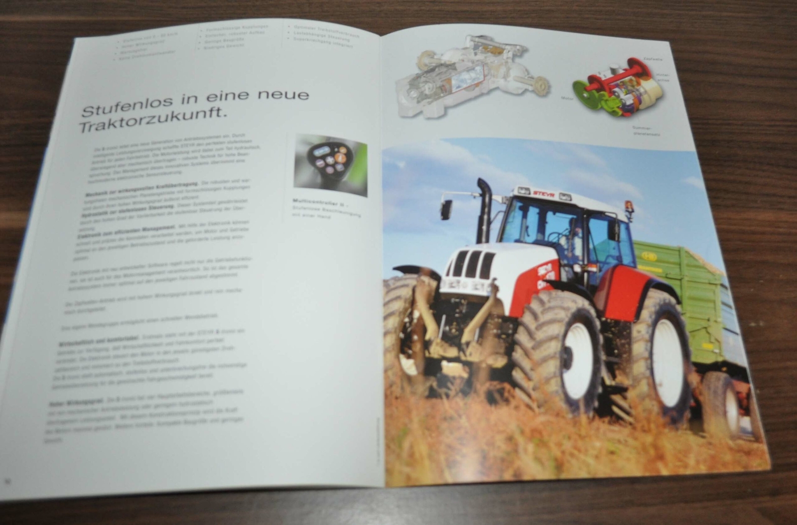 Steyr CVT 120 130 150 170 Tractor Brochure Prospekt