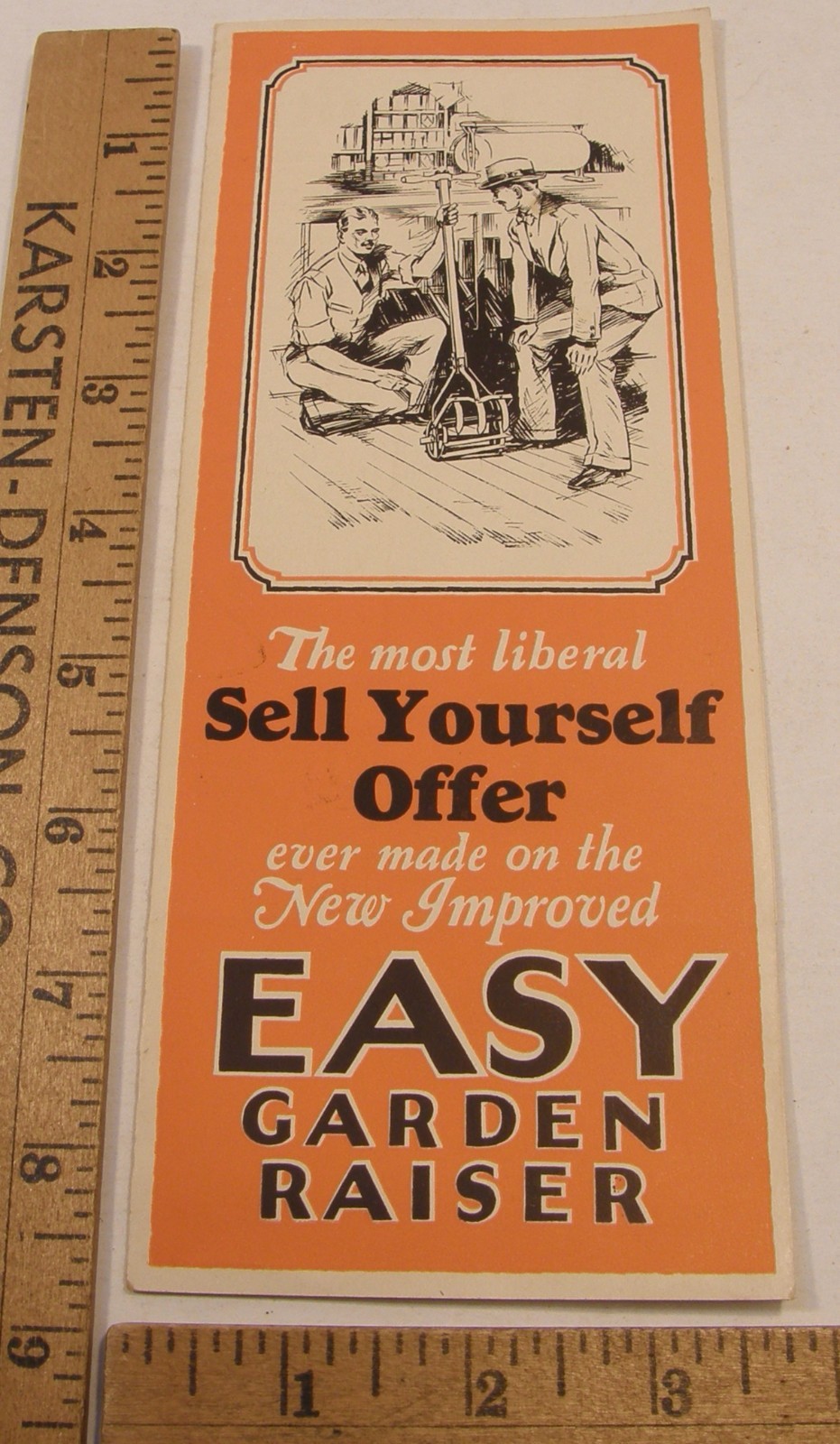 VINTAGE 30&rsquo;s ADVERTISING BROCHURE EASY MFG CO GARDEN CULTIVATOR LINCOLN NE