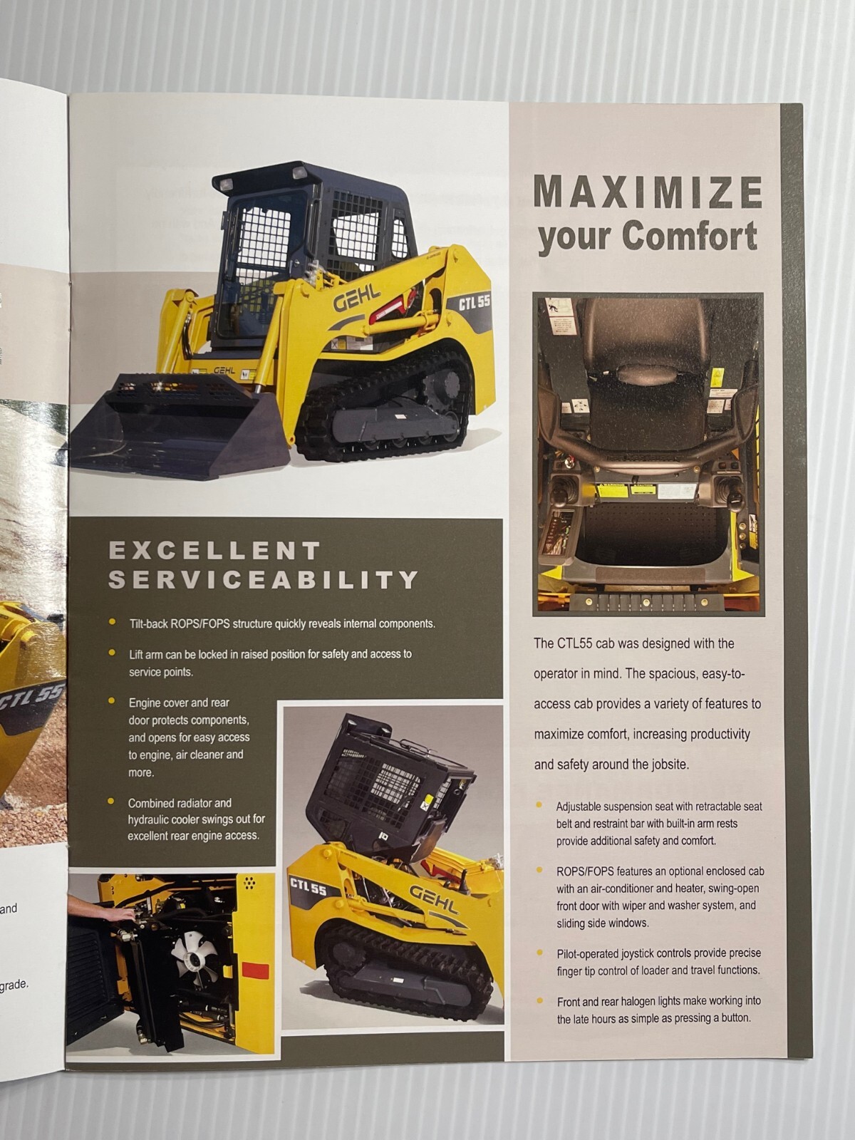 GEHL Compact Track Loaders Sales Brochure *2008* (Showroom Sales Book)