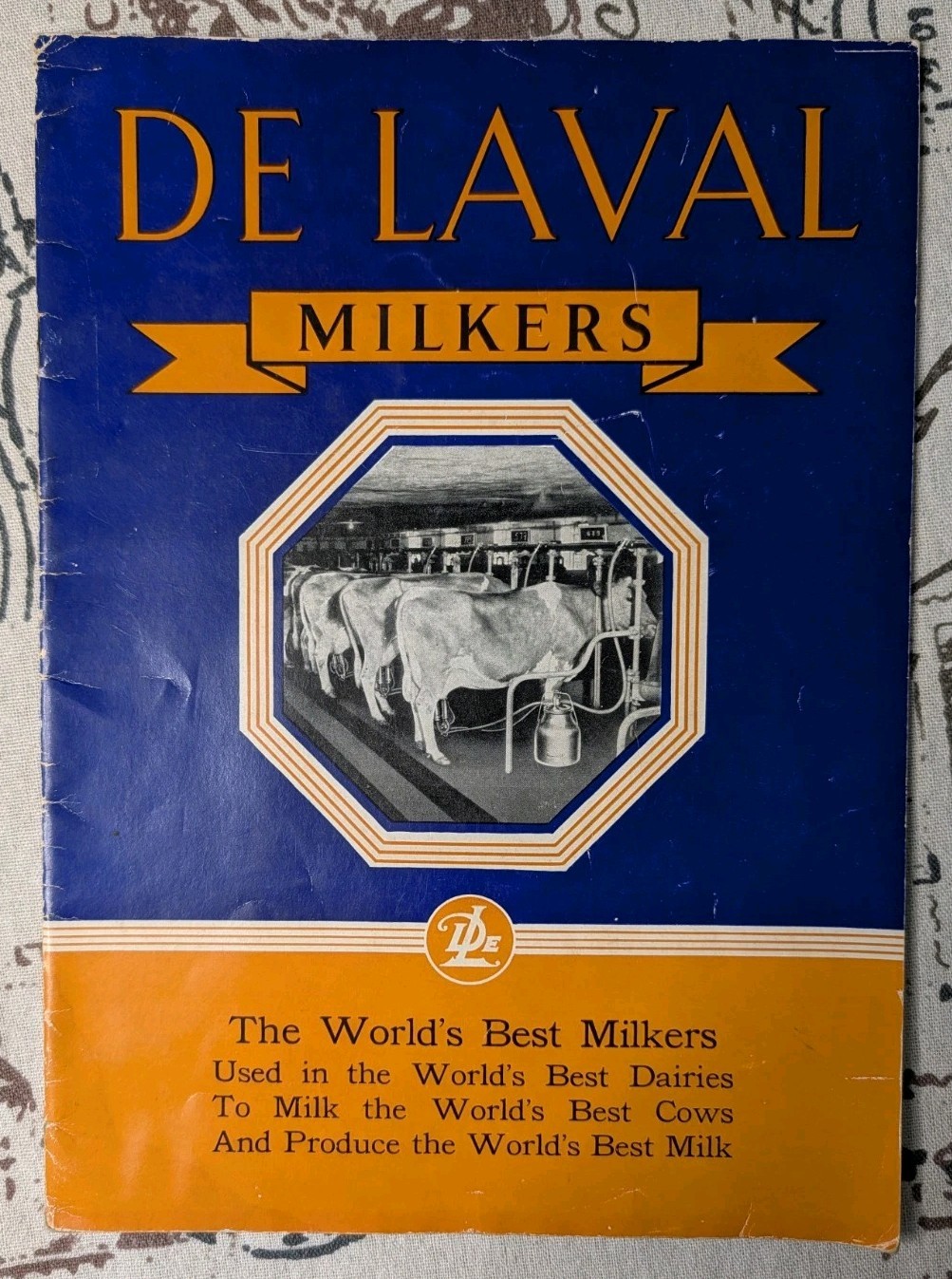 De Laval Milkers 1939 Dairy Equipment Brochure Rotolactor Milking Machines