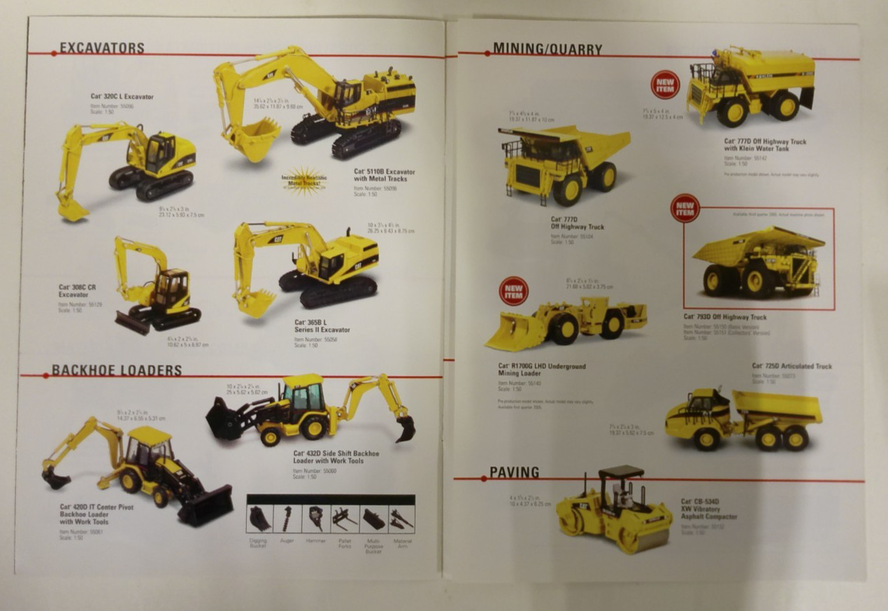 CAT Norscot 2005 Scale Model Replicas Catalog