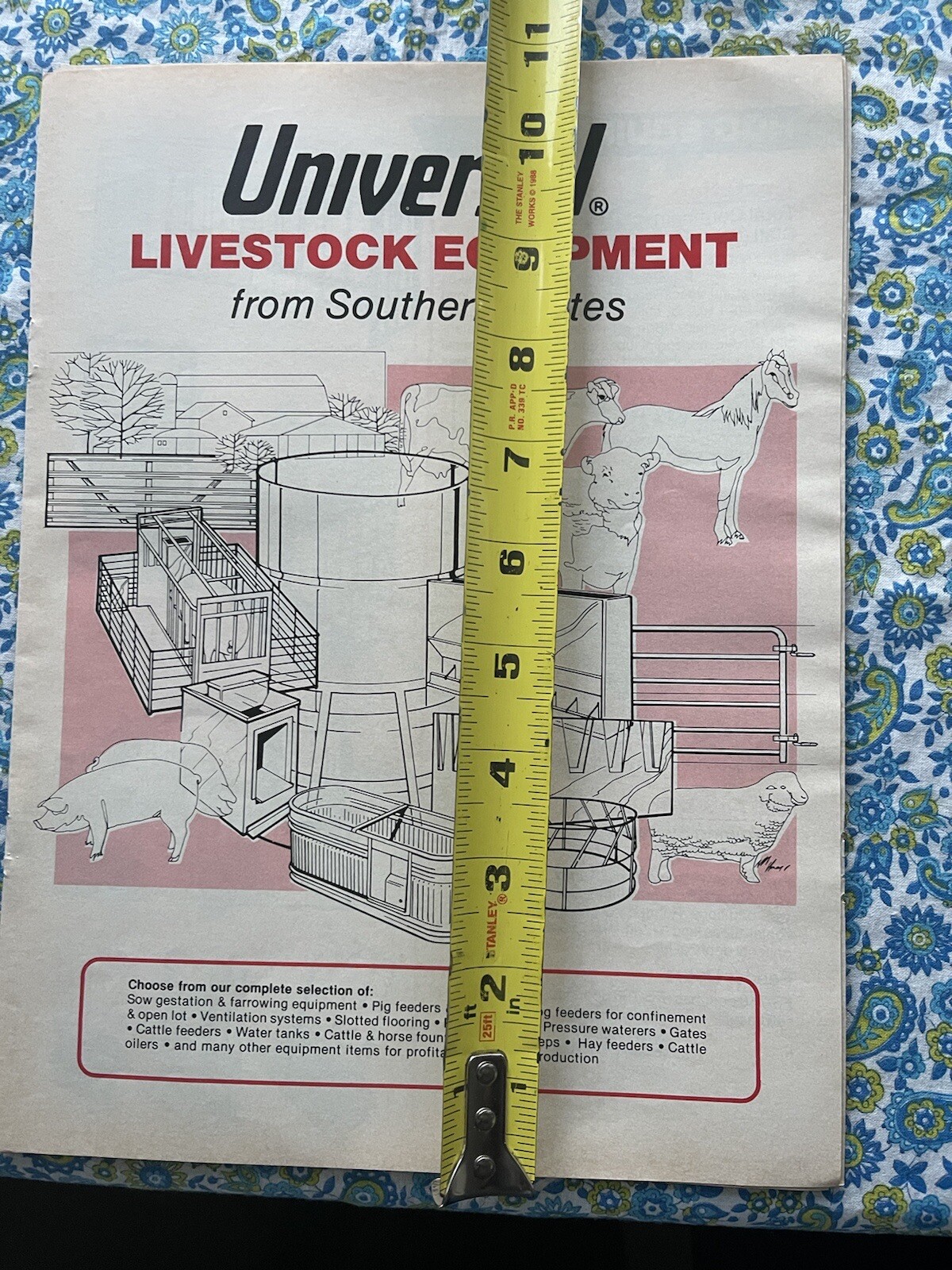 Vintage 1981 Southern States Universal Livestock Equipment Print Ad