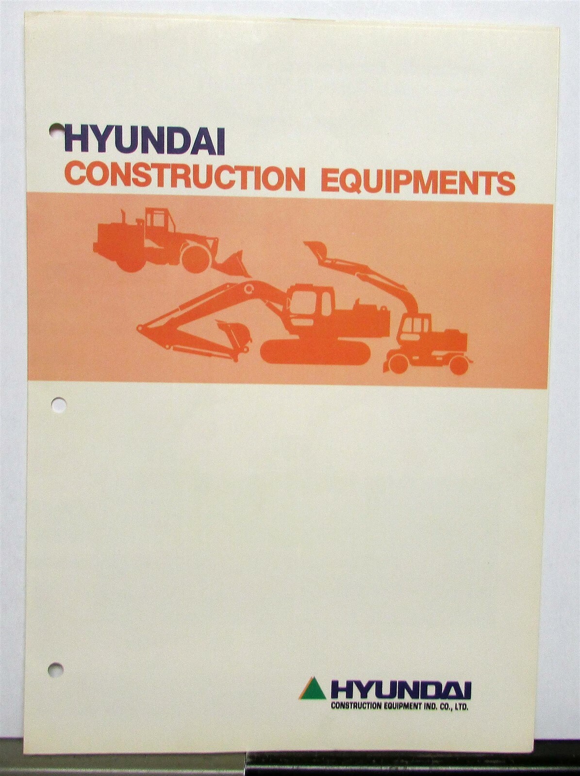 1992 Hyundai Line Dozers Forklift Loaders Specs Construction Sales Brochure