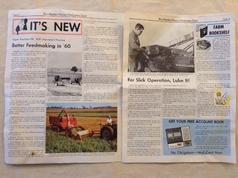 Smiths Esso Service News Vol.5 1959 Farm Brochure In Great Condition