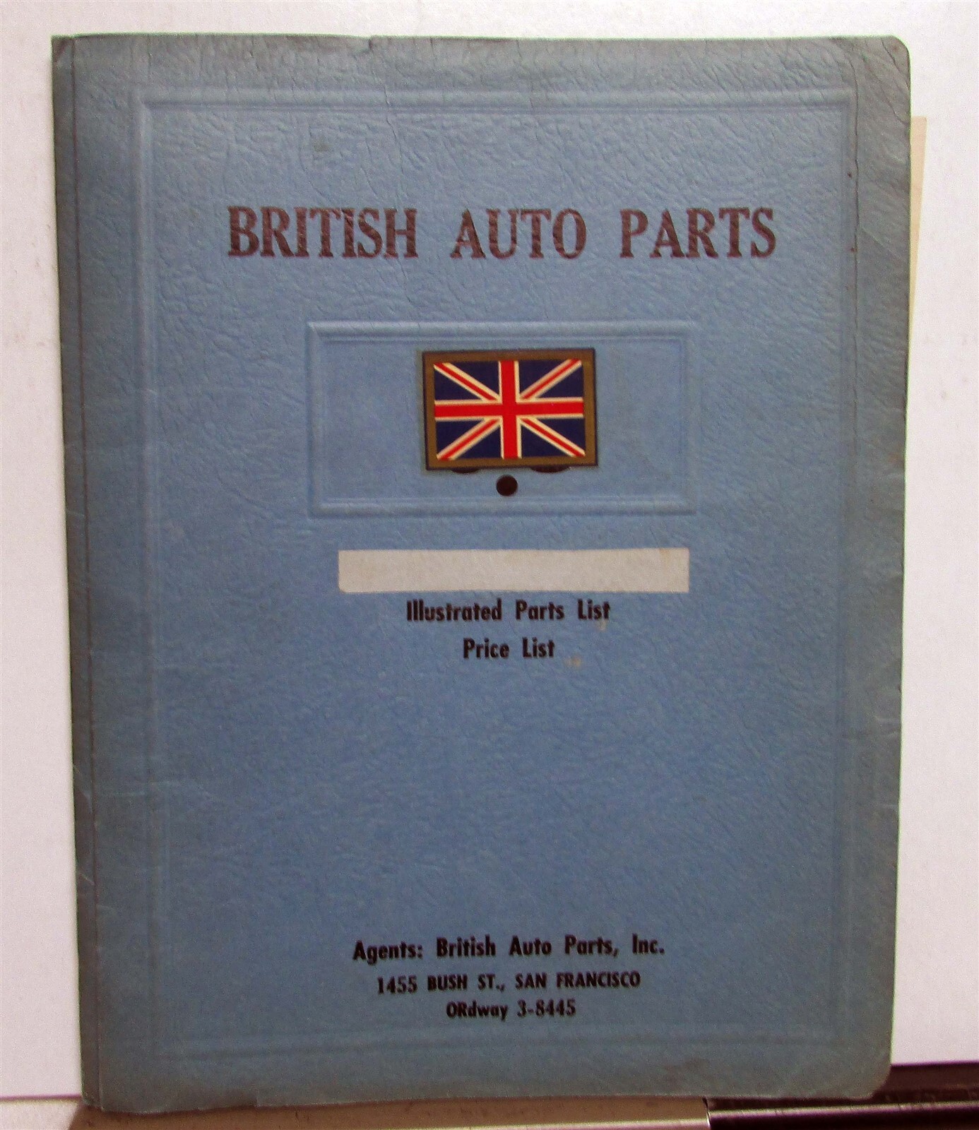 1954 British Auto Parts Bulletins Illustrated Parts & Price List Retail Catalog