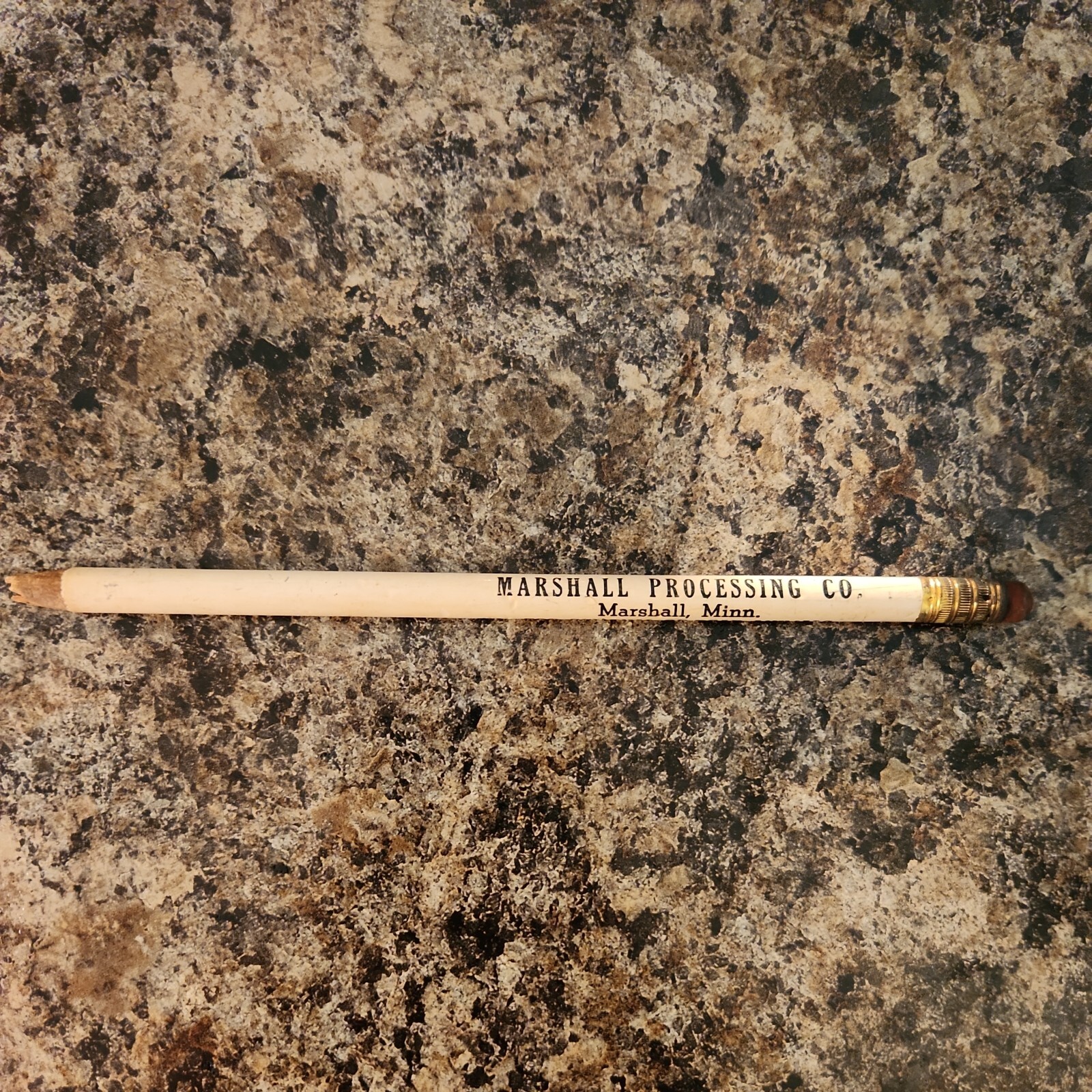 Vintage Marshall Processing Co Pencil Minnesota Removal Dead Animals Farm Ranch