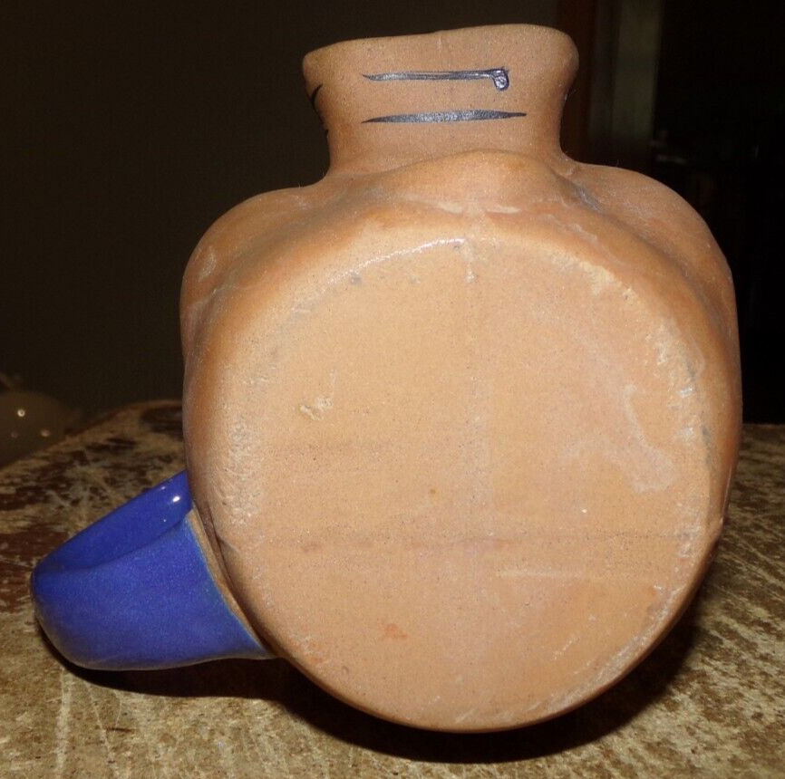 pottery pig face coffee mug in nice shape used