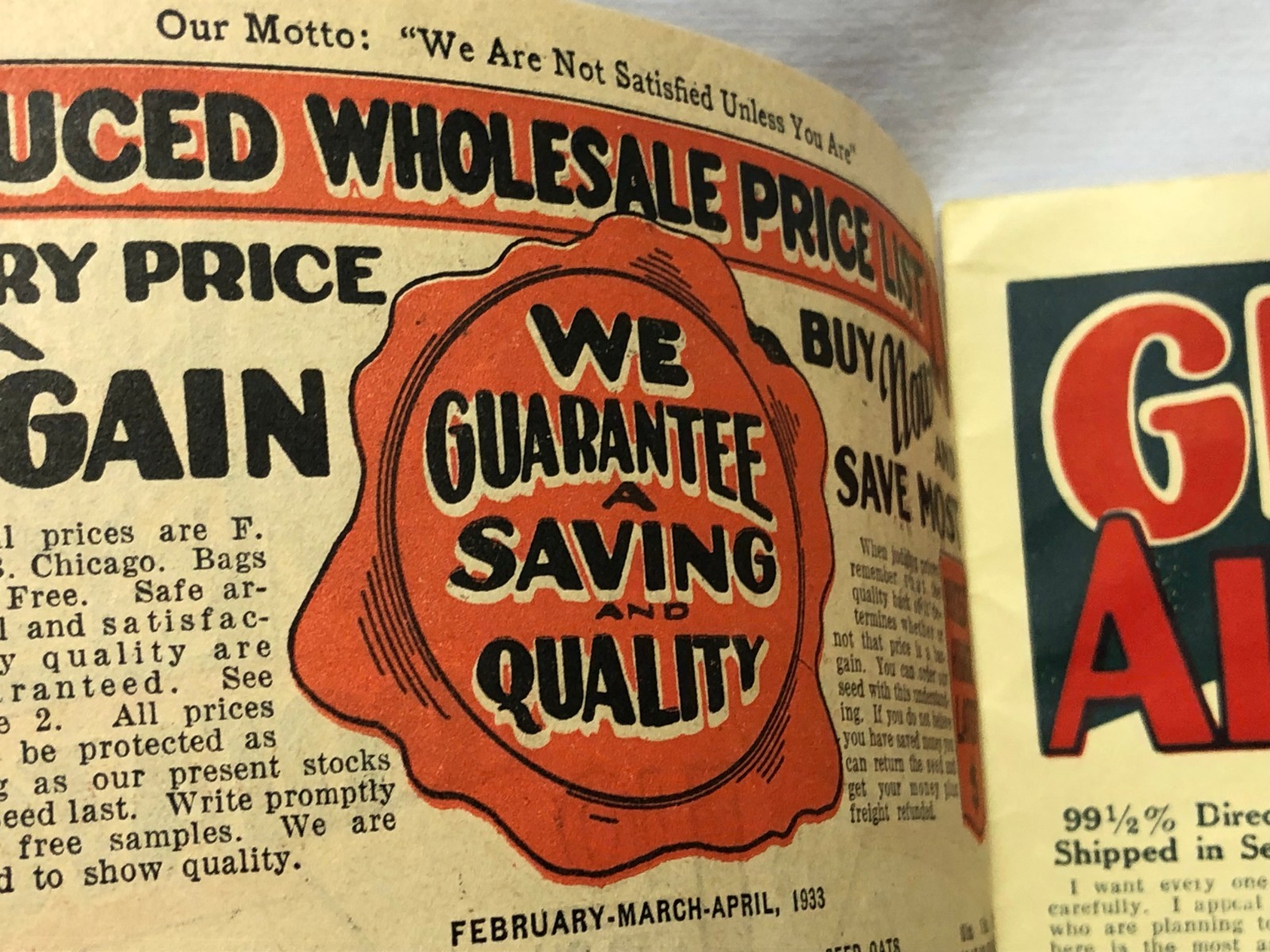 Vintage 1920-30&rsquo;s America&rsquo;s Field Seed Co. Booklet Farming
