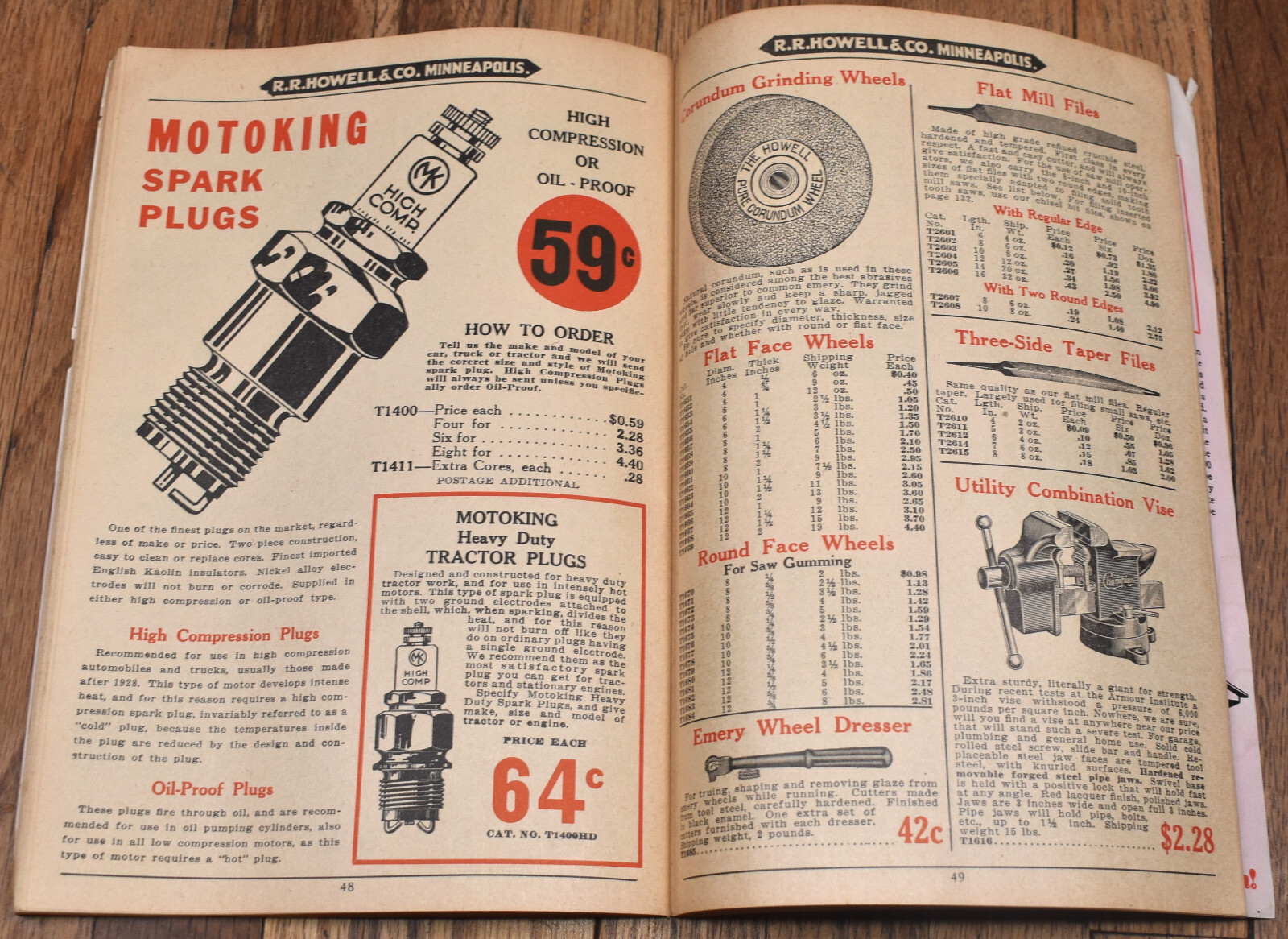 Vintage 1935 Thresher Power Farming Supplies Saw Mill Accessories Catalog T-35