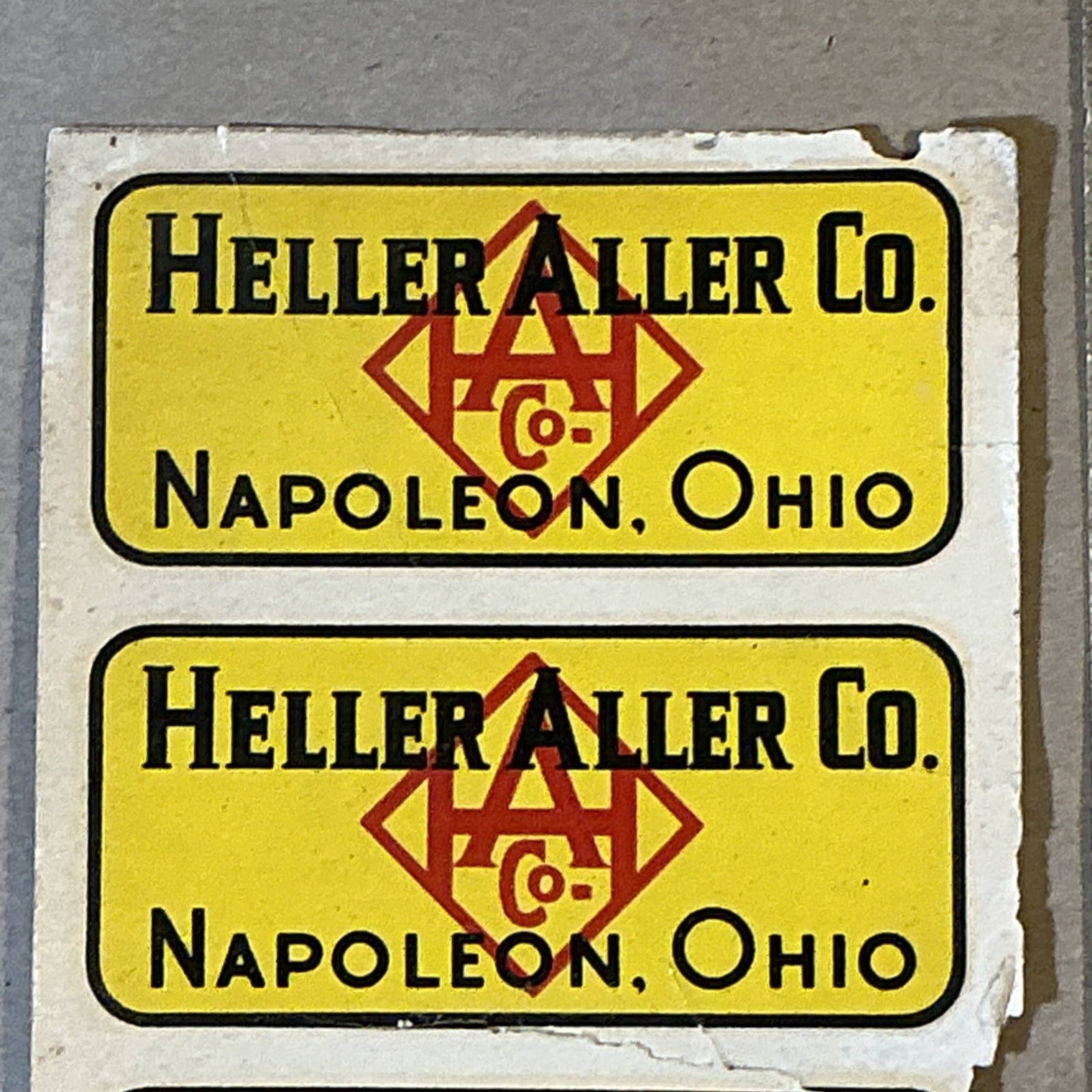 Group Of 7 Heller Aller Co. Brochures 1950s And Before Napoleon Ohio INV-P1162