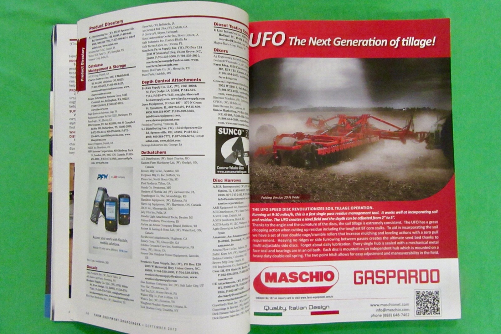 Farm Equipment Sourcebook 2013 ( September 2012) 9 Directories & 289 pages