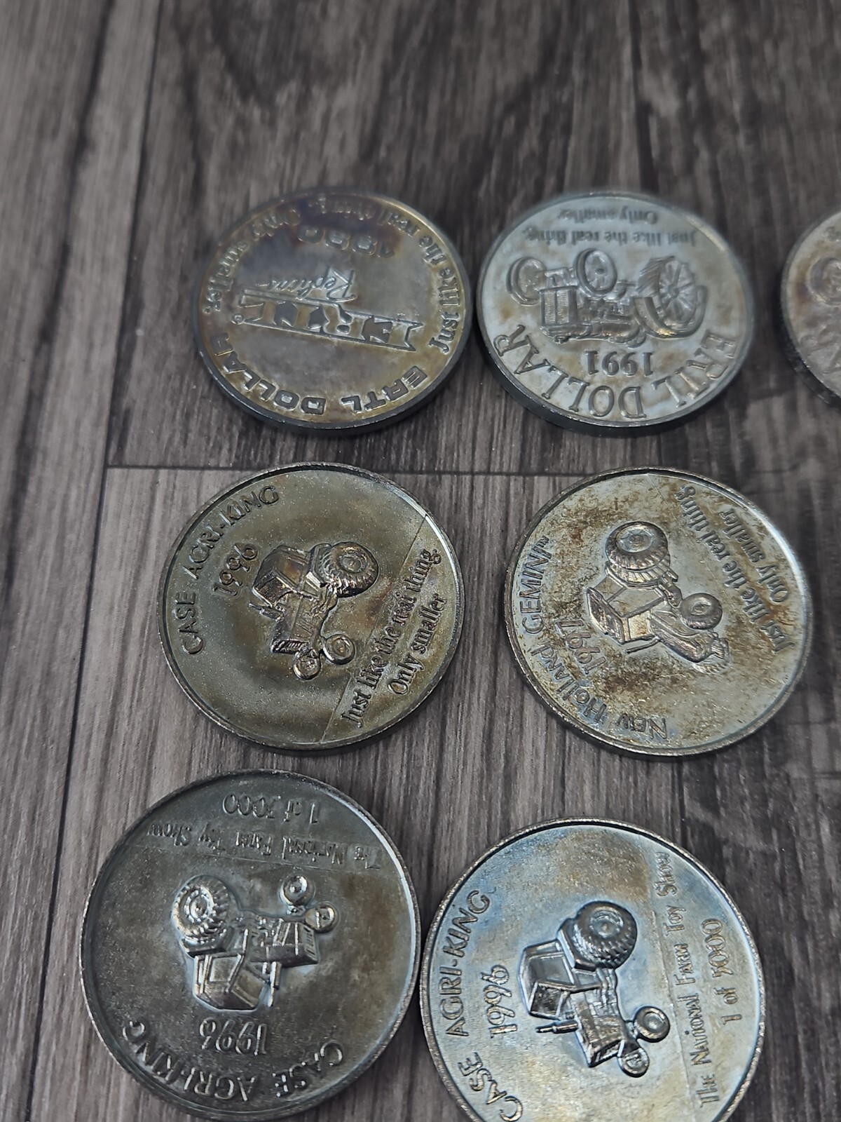 13 ERTL Dollar Coins Tractor