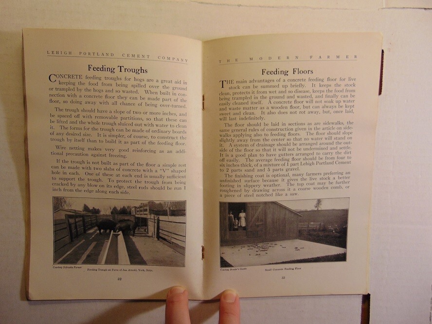Vintage The Modern Farmer Lehigh Portland Cement Co Booklet Allentown PA