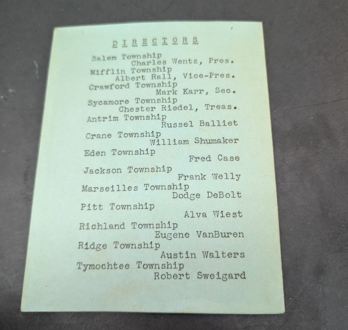 Wyandot County Horsemen&rsquo;s Banquet held in Upper Sandusky Ohio February 1937 VTG