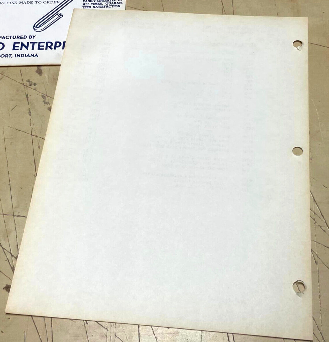 Vtg 1960s Lox All Sta-Pin Big Orange Tractor Clevises One-Page Ads & Price List