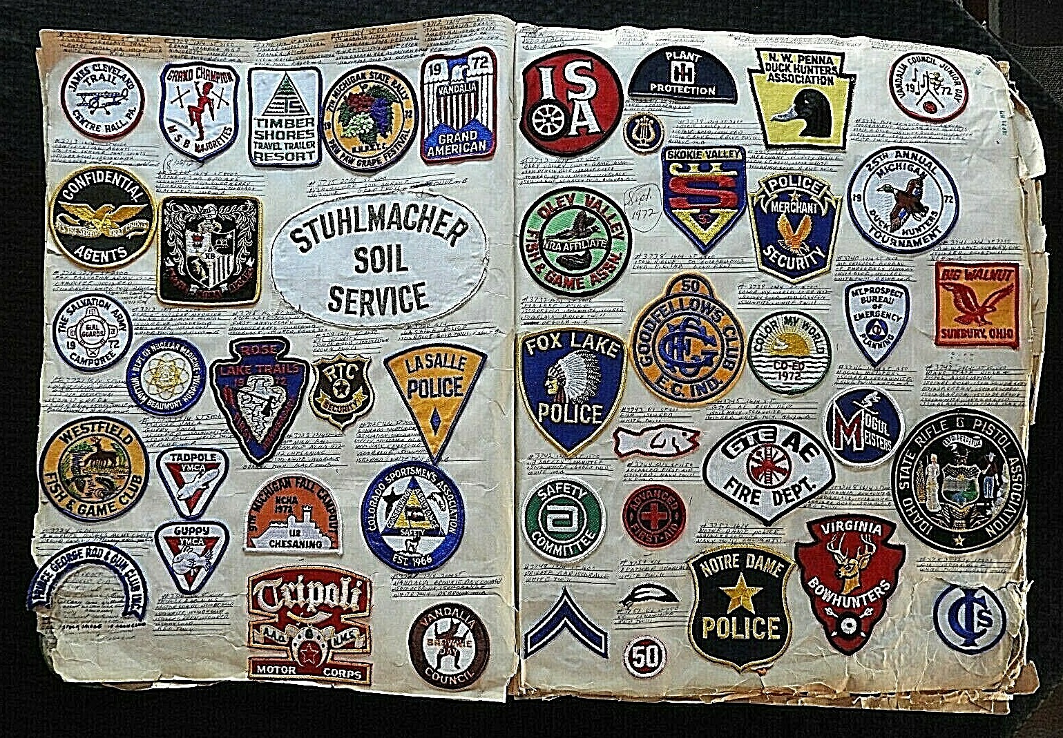 c1970 MAC MARQUETTE MI « MICHIGAN ASSOCIATION OF CATTLEMEN » BEEF COW JACKET PATCH
