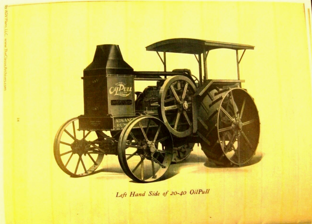 Vintage Advance- Rumely OIL PULL Farm Tractors Sales Catalogue All Models