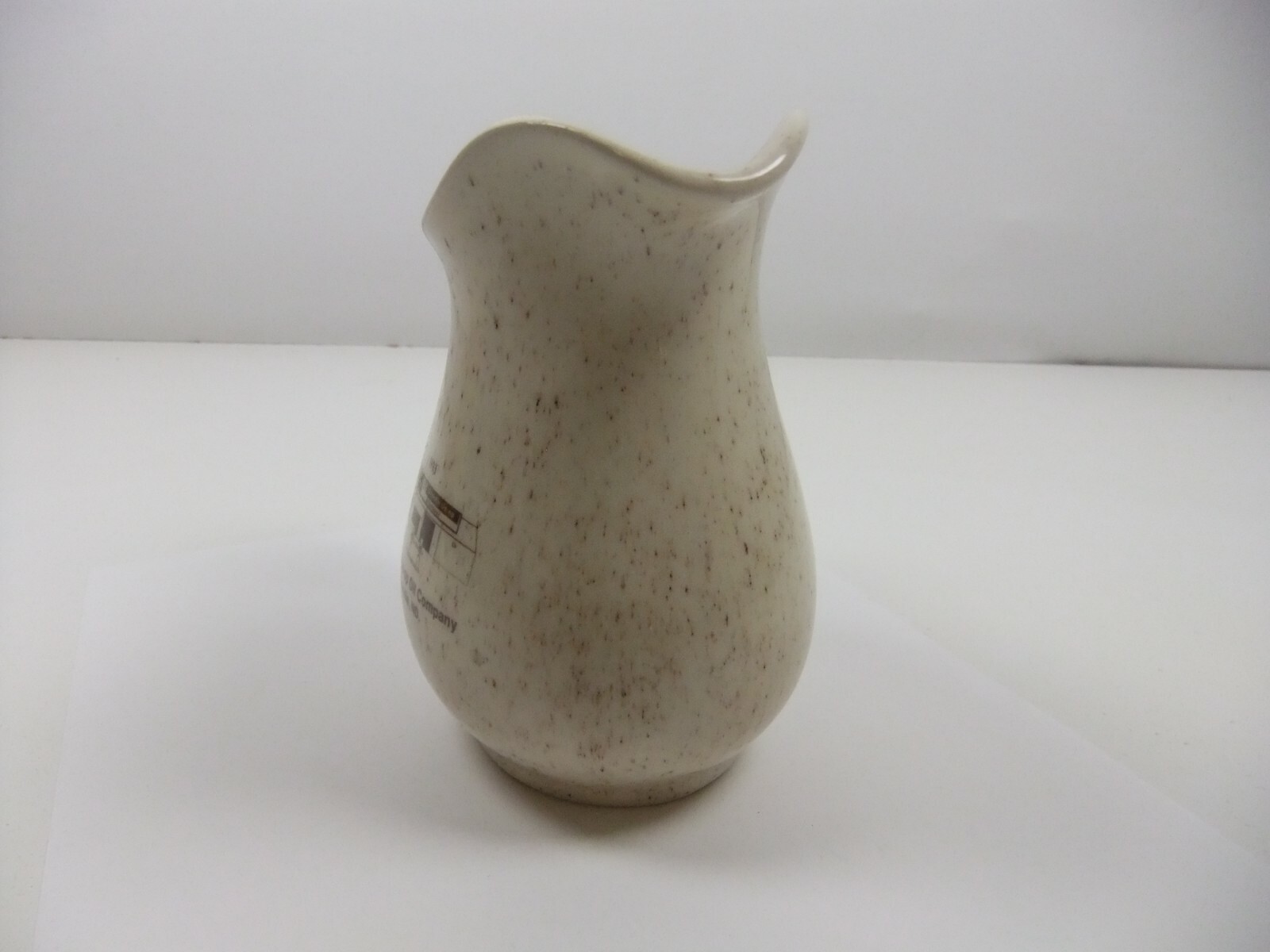 Halstad Elevator & Grandin Co-Op Oil Small Jug Advertising Arnel’s Pottery