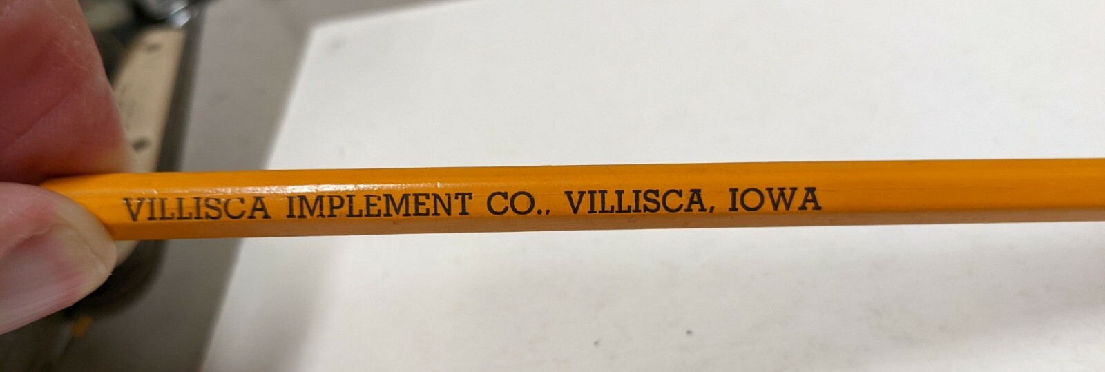 Vintage Villisca Implement Co. Villisca Iowa Advertising Pencil