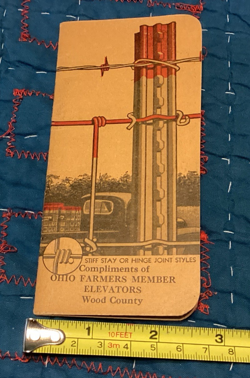 Ohio Farmers Member Red Brand. Keystone Wire Note Book.