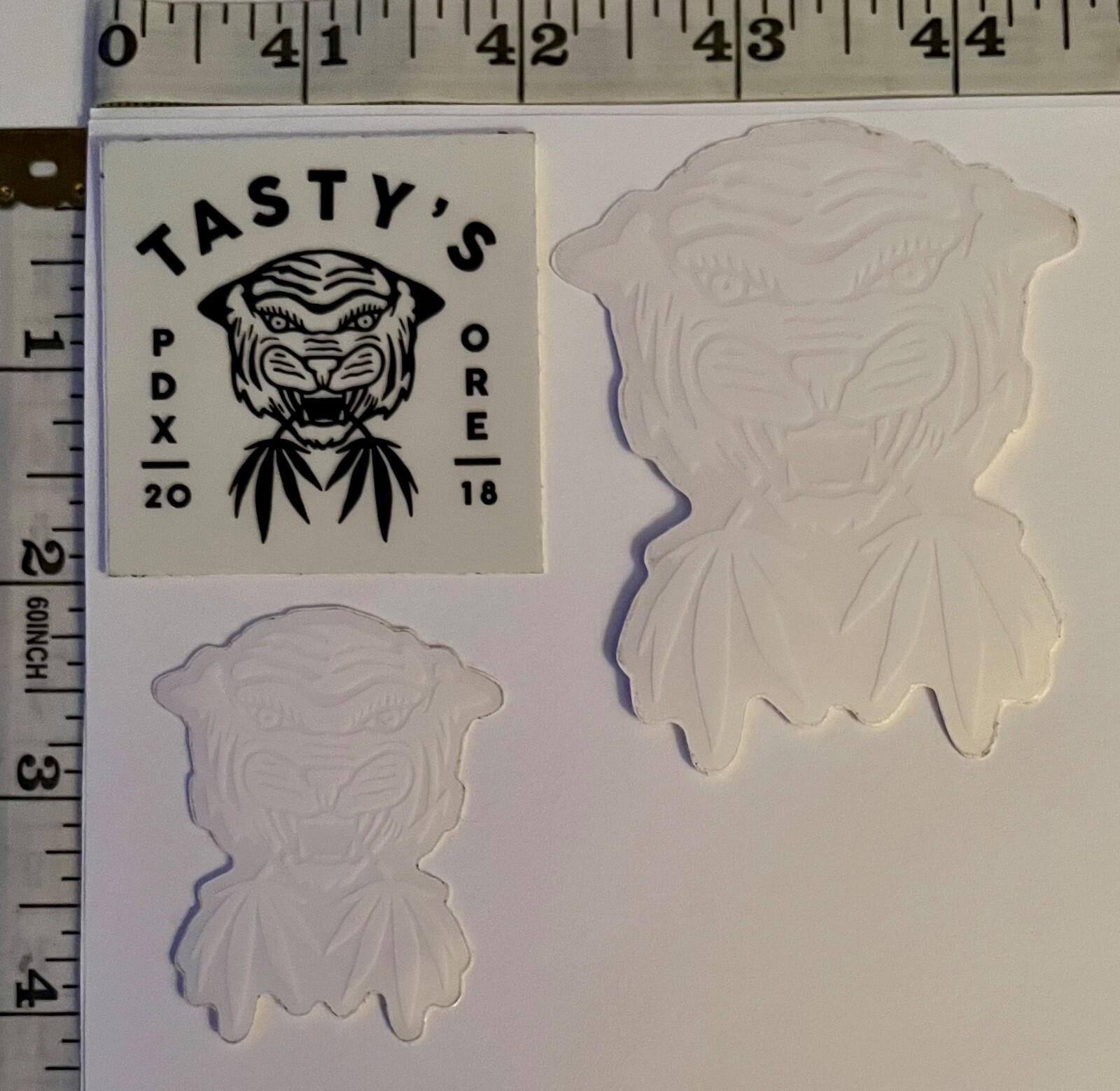 TASTY’S PDX Vinyl Sticker – Oregon, USA Cannabis Industry Advertisement