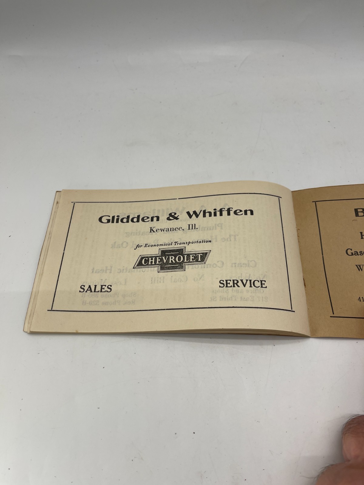Antique 1927 Farmers Record & Account Book Kewanee State Bank Illinois Dow Print