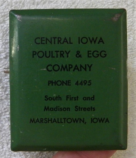 Vintage Central Iowa Poultry & Egg Co., Marshalltown, Iowa IA Advertising Clip