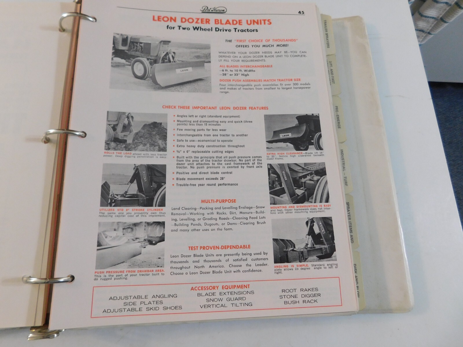 BROYHILL LINE FARM EQUIPMENT BROCHURES EMPIRE PLOW WESTGO LOADERS GANDY DANUSER