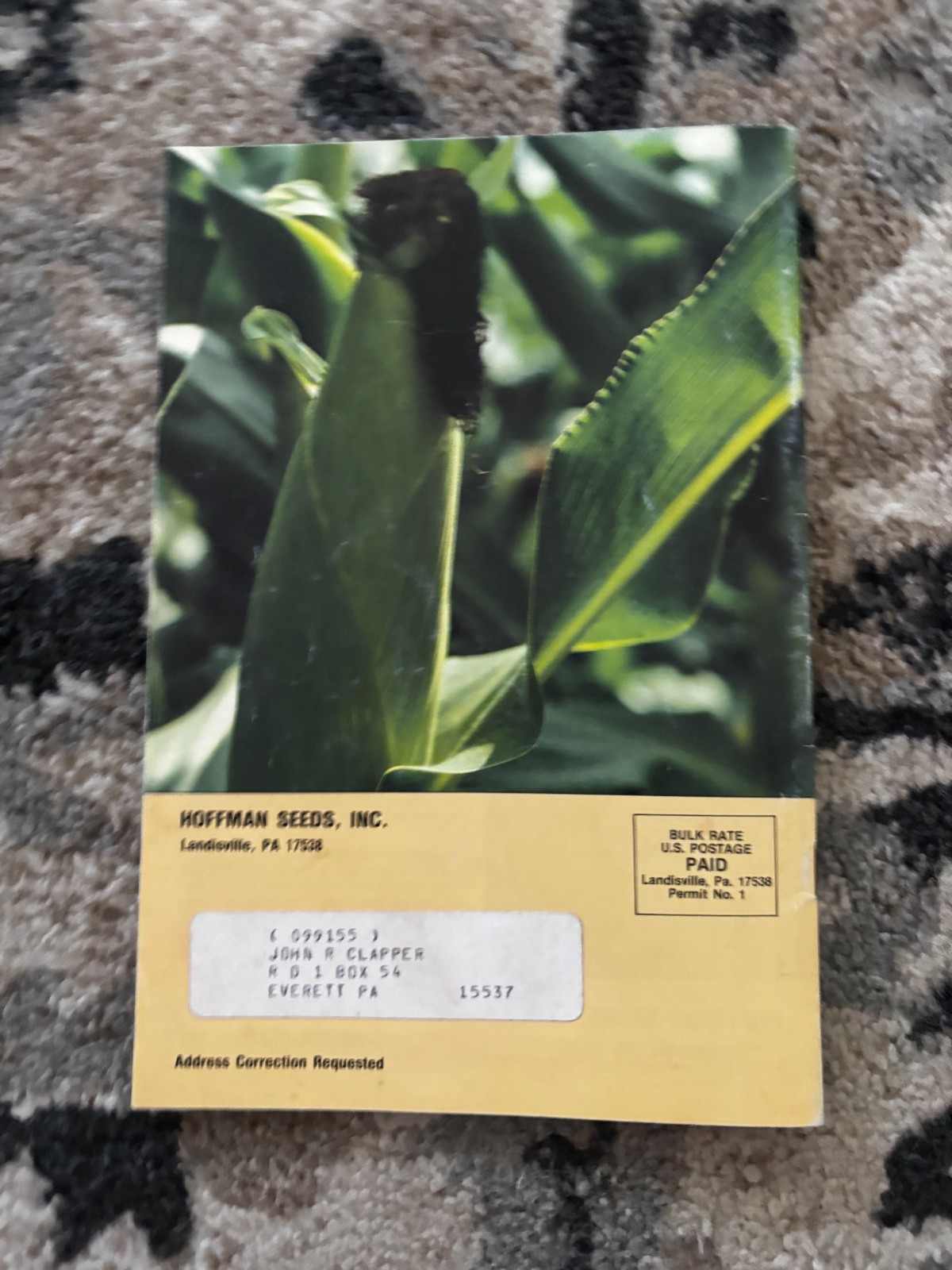 Hoffman Seed Book For 1986 Brochure DCPA26