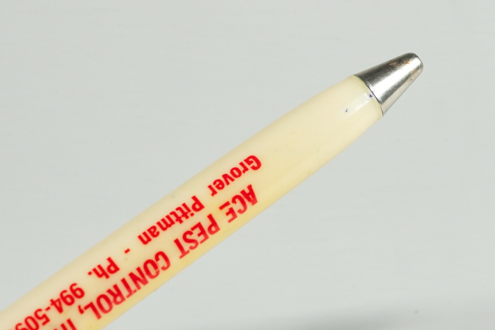Ace Pest Control Inc Grover Pittman Advertising Ballpoint Pen Circa 1960