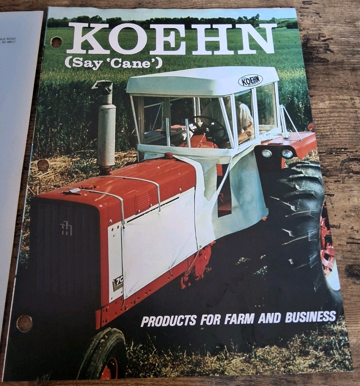 Koehn Products For Farm And Business Brochure And Price List