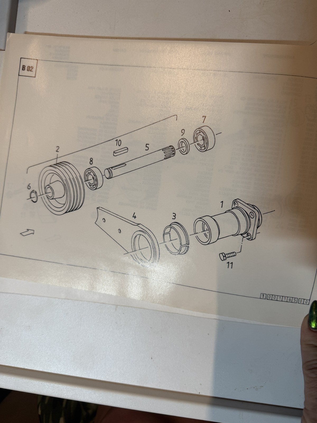 Deutz Fahr SM 45 CR Spare Parts List 1987 # 6436-101 02951414