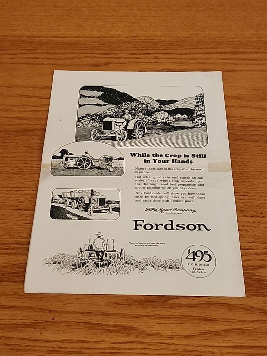 The Fordson Magazine April 1925 Vintage Original