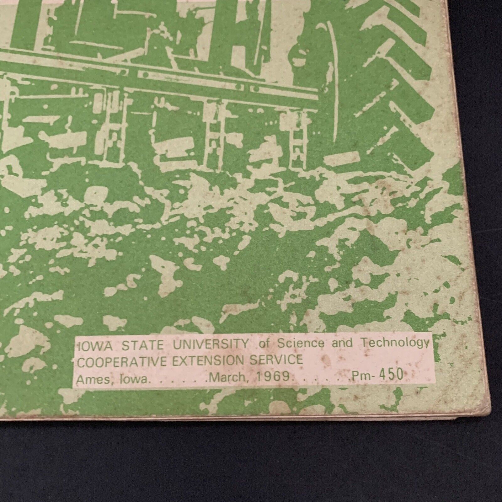 1969 Operating Farm Tractors and Machinery Safely Efficiently Booklet ISU Vtg