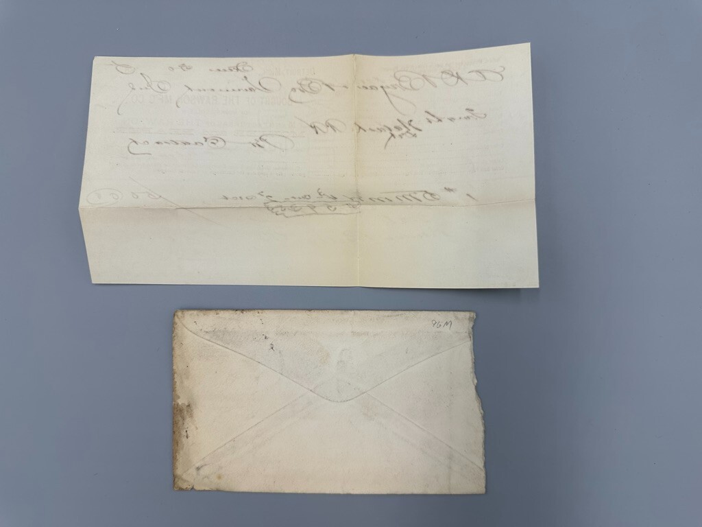 1885 Rawson Mower Fancy CANCEL 2 in OVAL Farm Postal Cover DETROIT Advertising