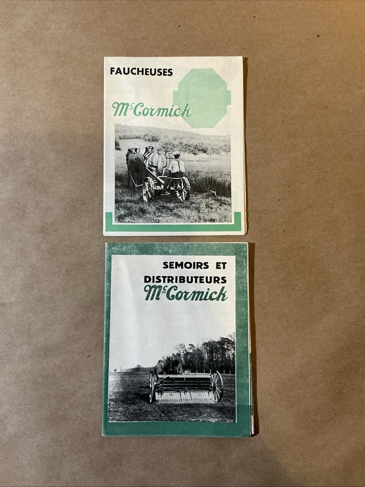 Group Of 7 French McCormick Deering Brochures As Is INV-P0904