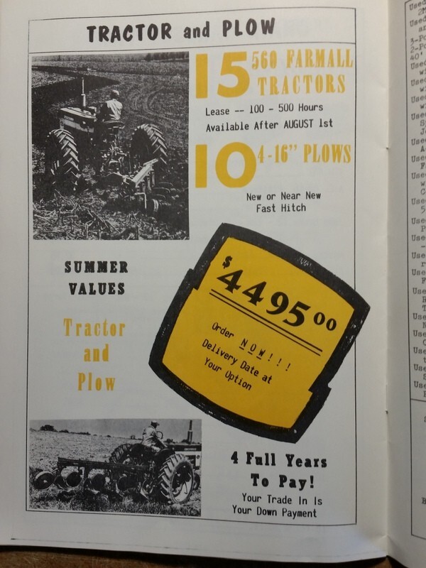 c1950 Page Co IHC Farm Catalog Prairie du Sac WI Implements Parts Tools Etc