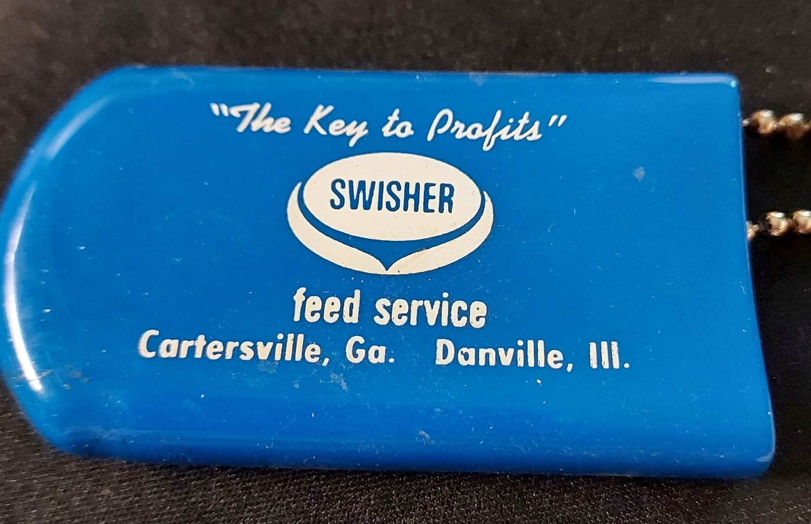 Vtg Adv Promo Deal of 3 Keyrings – Swisher Feed Svc, Formax, Fairforest Nursery
