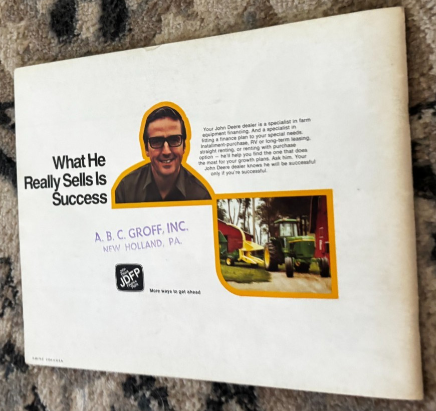 John Deere Forage Equipment For 1974 Brochure DCPA26
