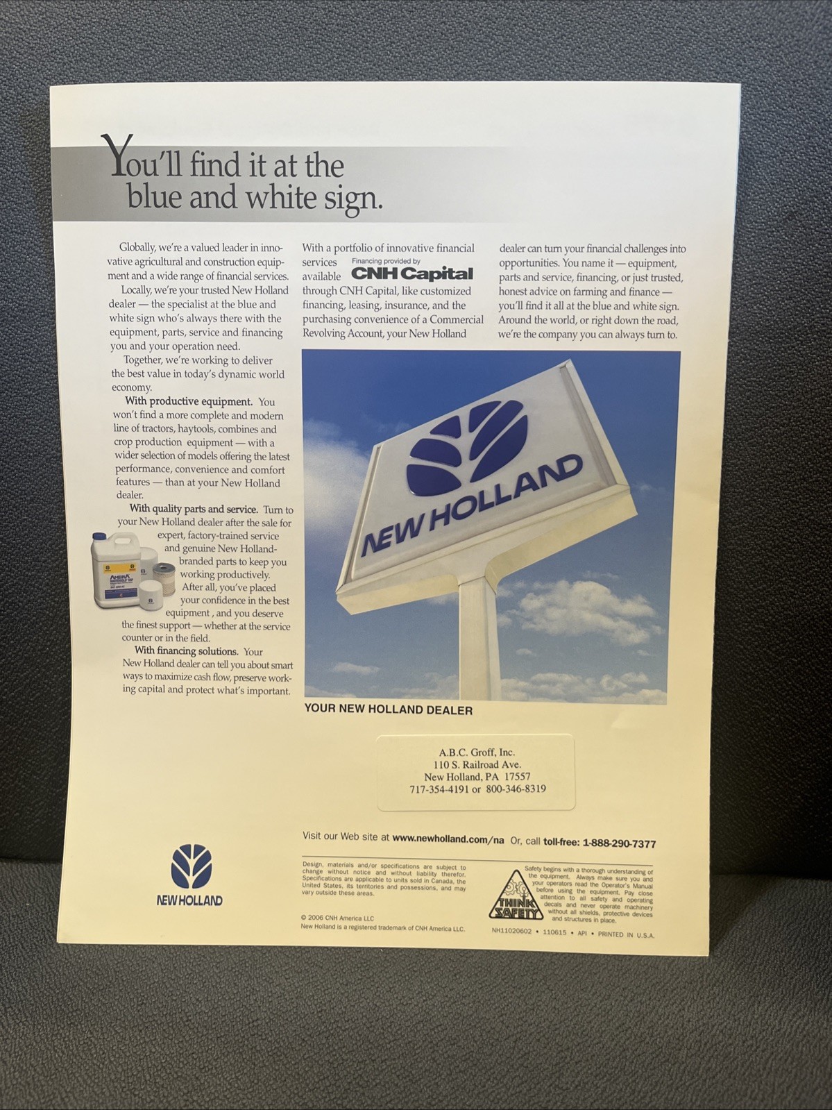 New Holland C175 Track Loader Sales Brochure