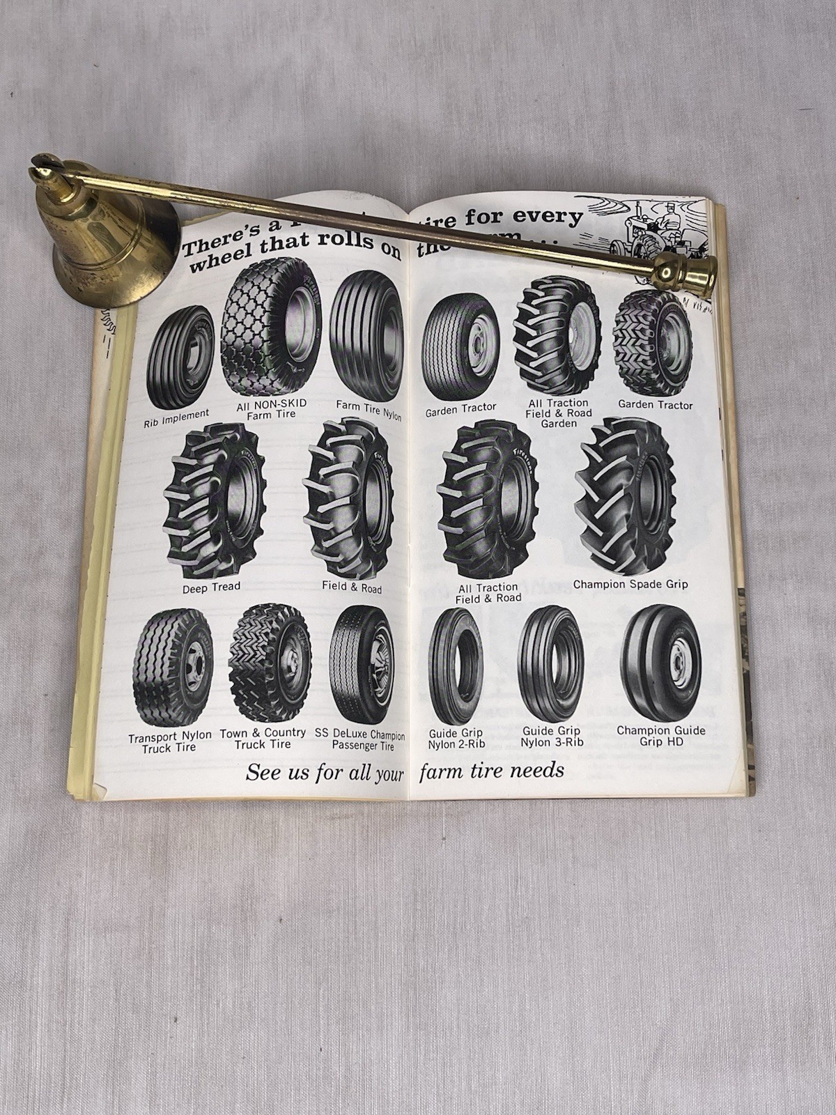 1967 Firestone Farm Notebook Tractor Tire Advertising Ed Hamil California