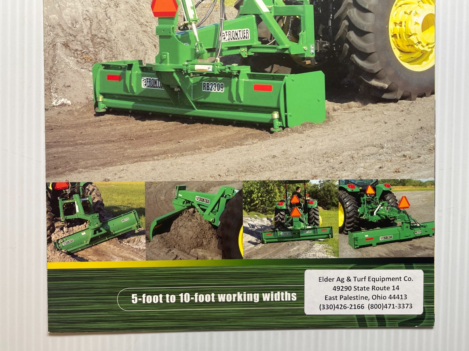 Frontier Equipment – New Rear Blades Sales Brochure *Original 2006*