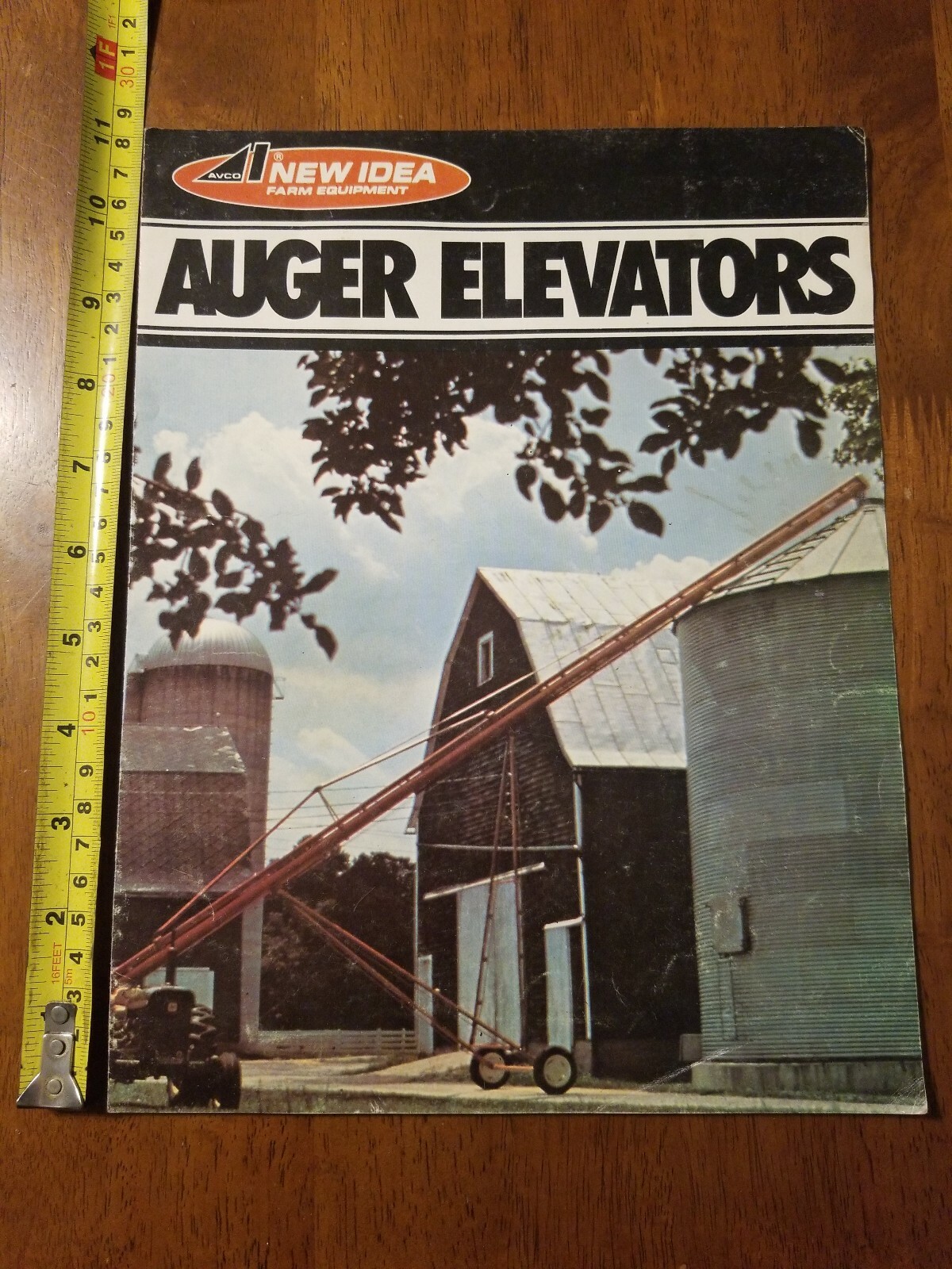 NEW IDEA FARM EQUIPMENT AUGER ELEVATORS ADVERTISMENT