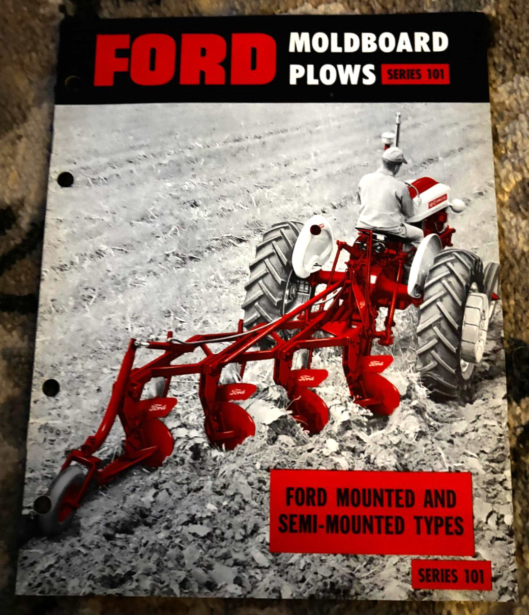 Ford Tractor 101 Series Moldboard Plows For 1961 Brochure DCPA26