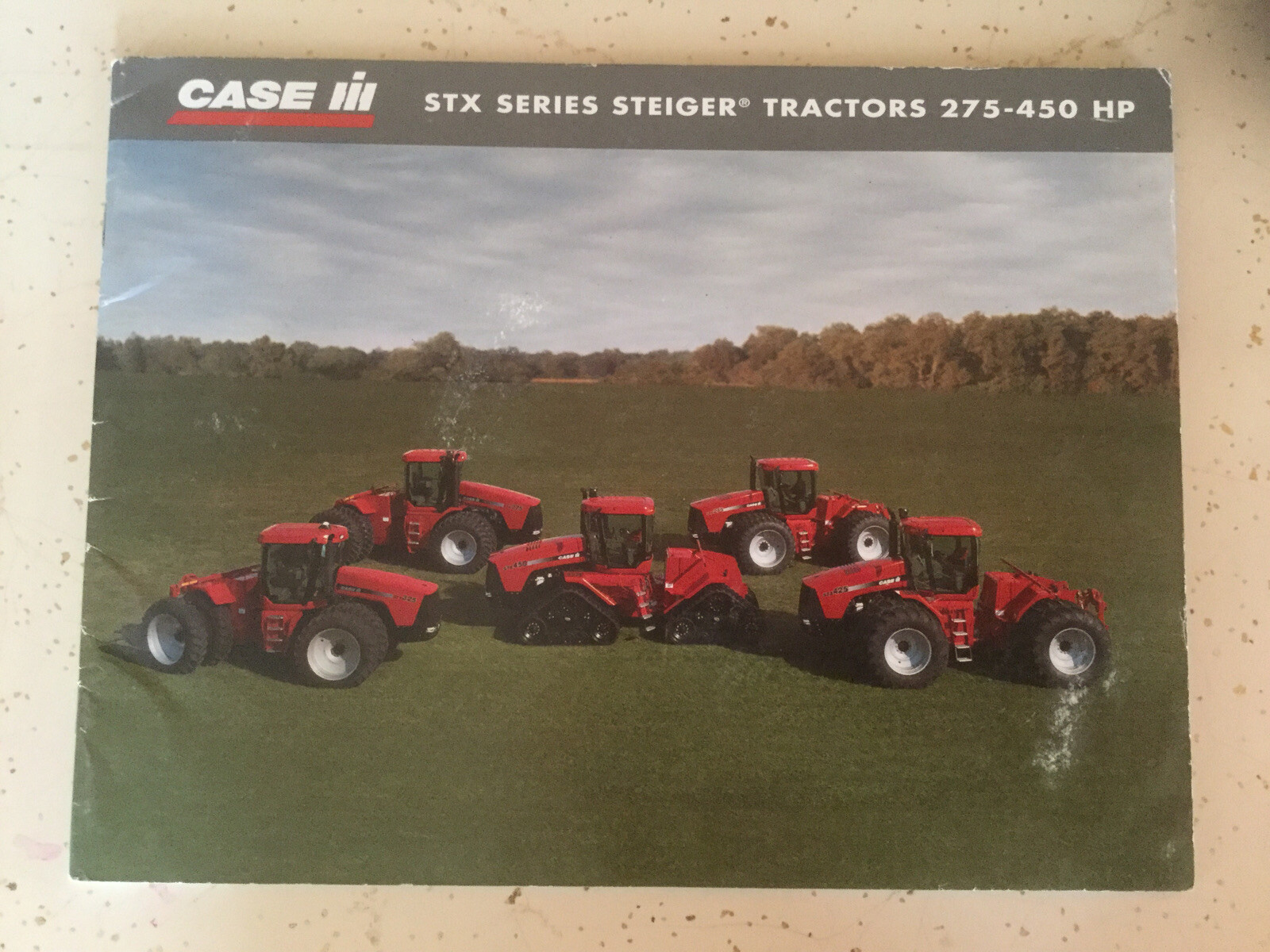 CASE IH STX SERIES STEIGER TRACTORS 275-450 HP 36 PAGES 2002 Sales Brochure