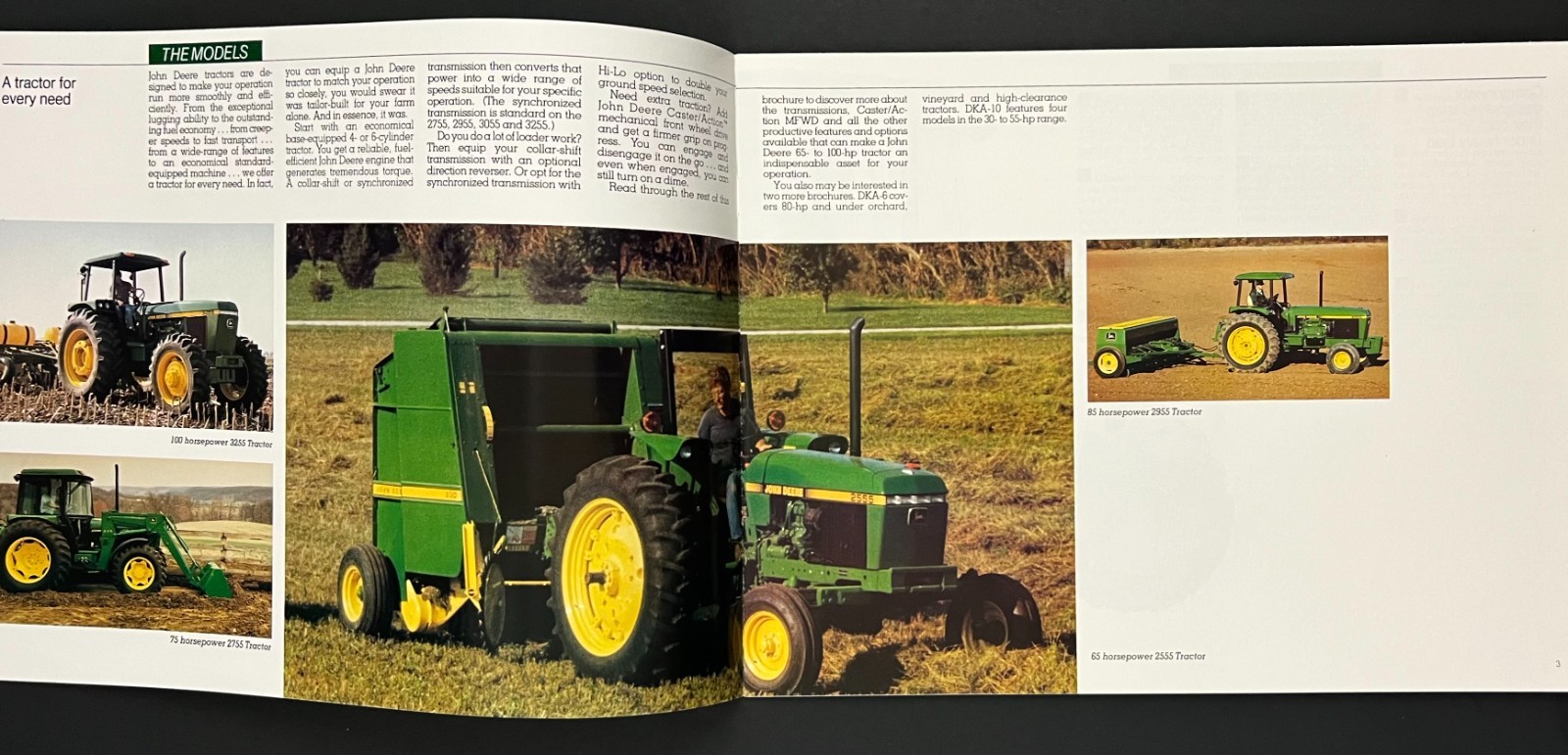 1998 Task Masters John Deere Tractors Models Farming Vintage Dealer Catalog