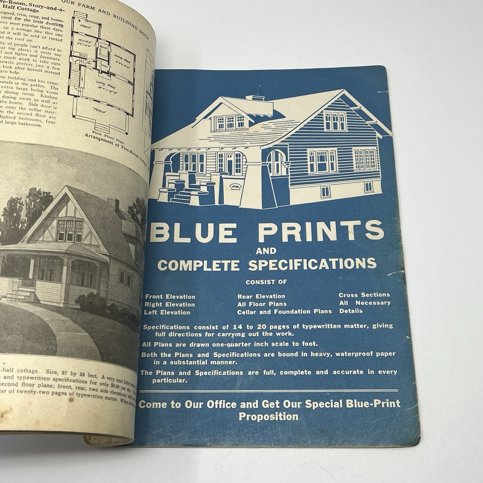 1920&rsquo;s Blueprint Plans Catalog Barns Homes Farm Dairy Cattle Horse Hogs Orchard