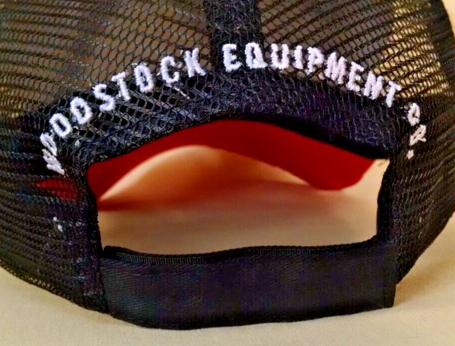 KUBOTA HAT BASEBALL CAP ORANGE BLACK NWOT MESH ADJ WOODSTOCK EQUIP VA K PRODUCTS