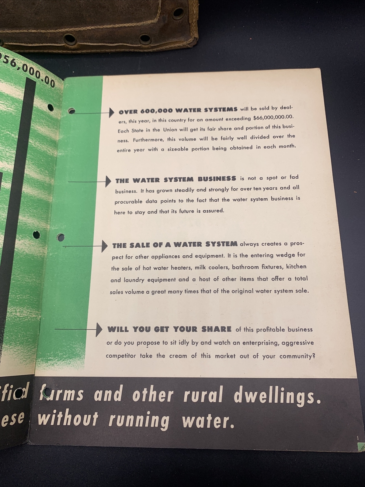 Rare 1948 Heil Water Systems Dealer Promotional Sales Package-Excellent